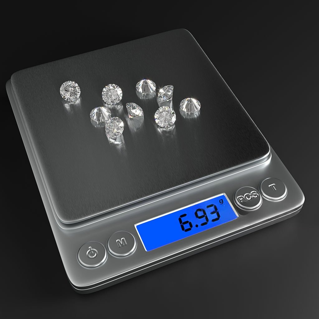 Professional jewelry scale