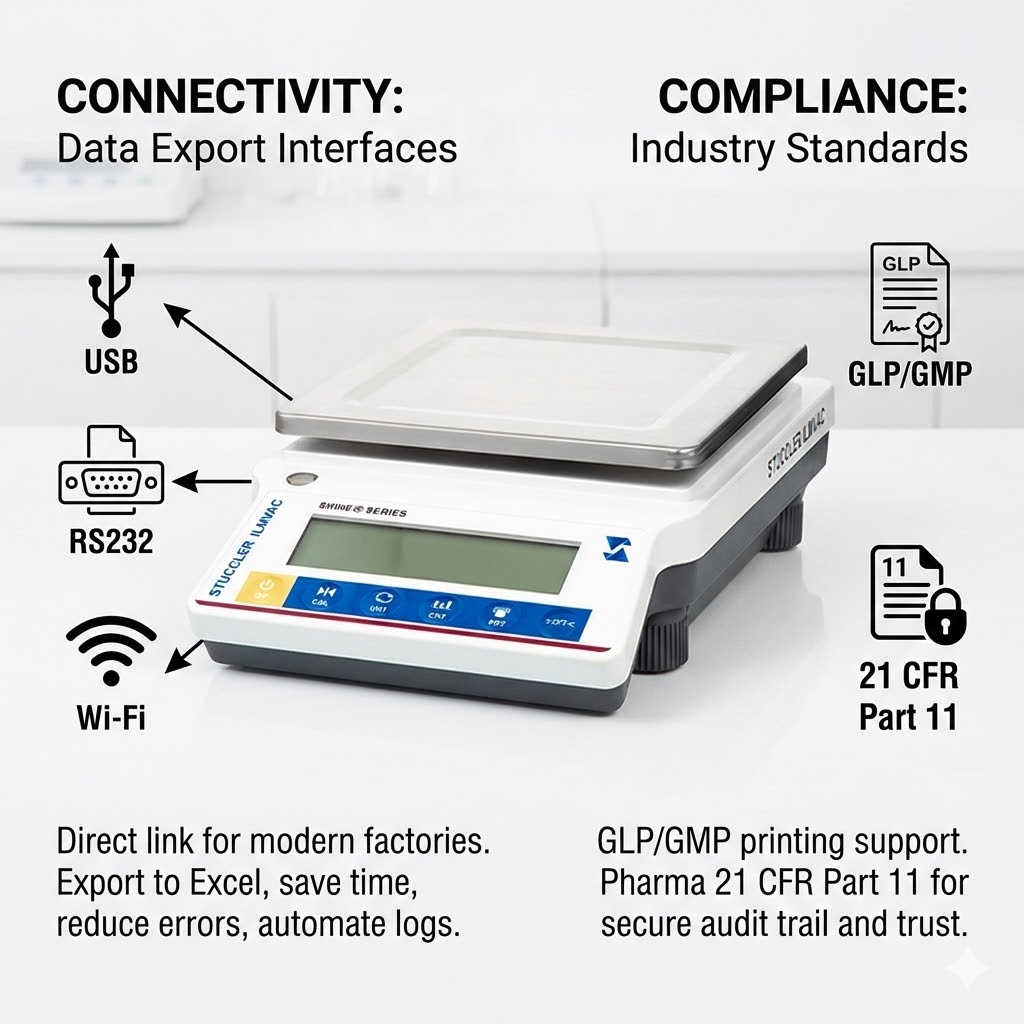 Automatic internal calibration (isoCAL) vs manual calibration and balance leveling system instructions.